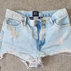BDG Girlfriend High-Rise Jean Shorts